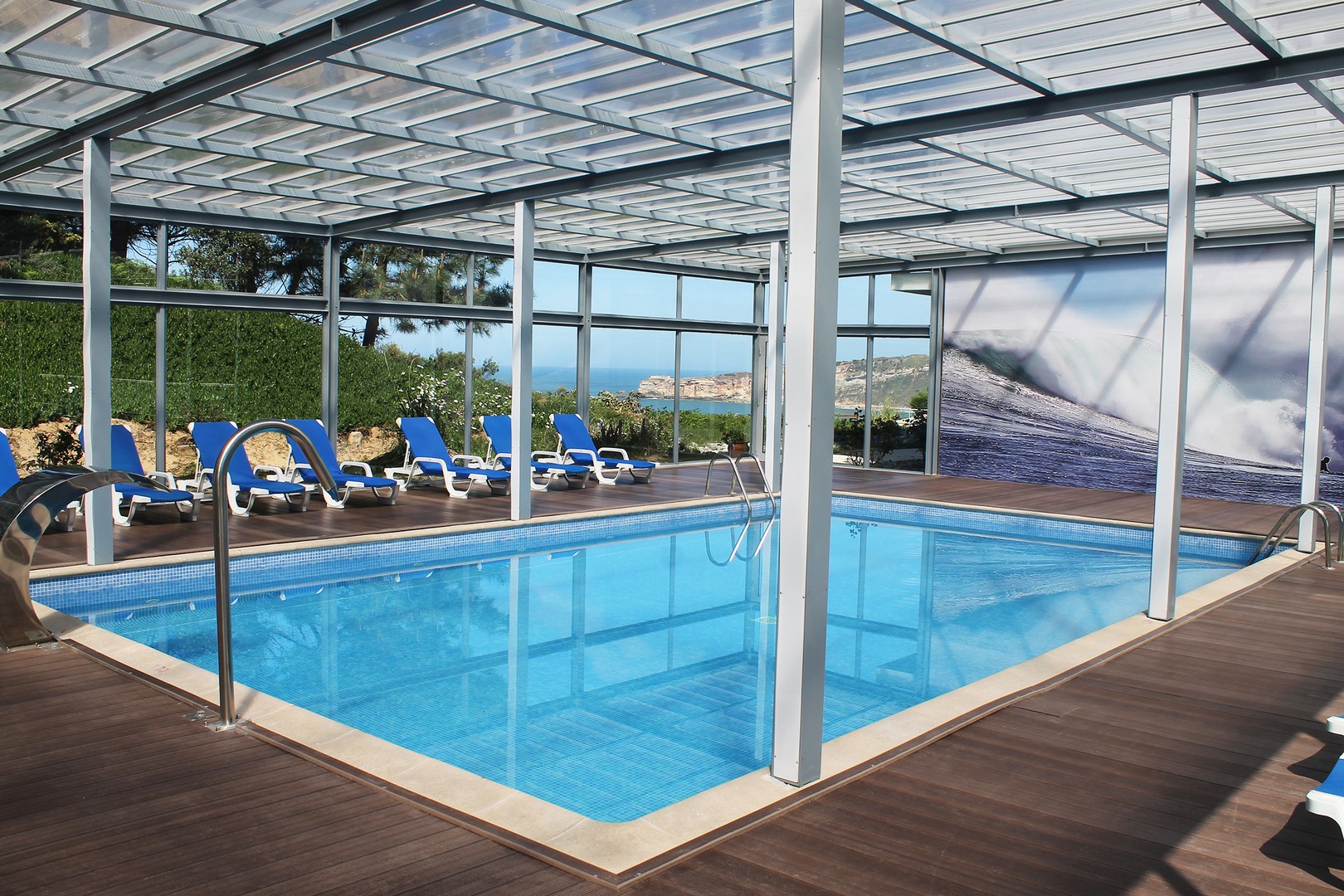 Hotel Miramar Sul Nazare piscina coberta